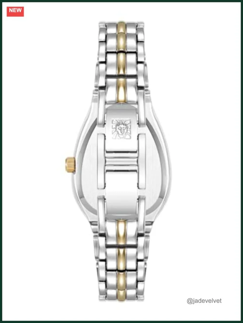 Anne Klein Women's Bracelet Watch Silver Dial Gold-Tone Hands Adjustable Link